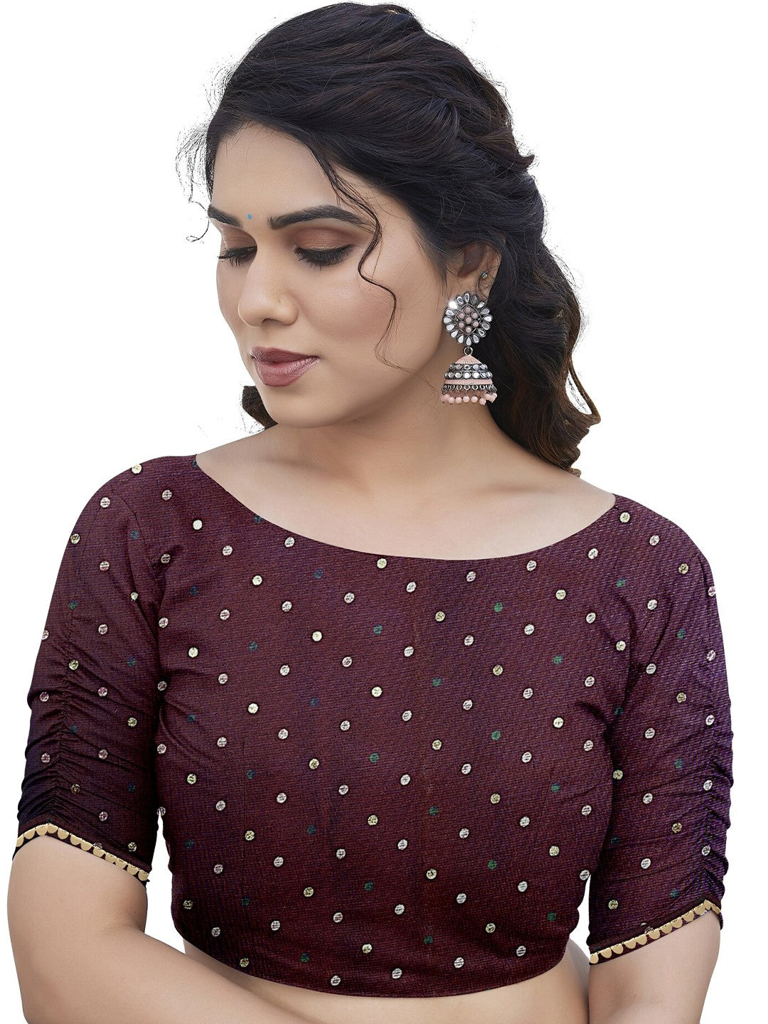 Printed Saree with Ethnic Border and Pallu