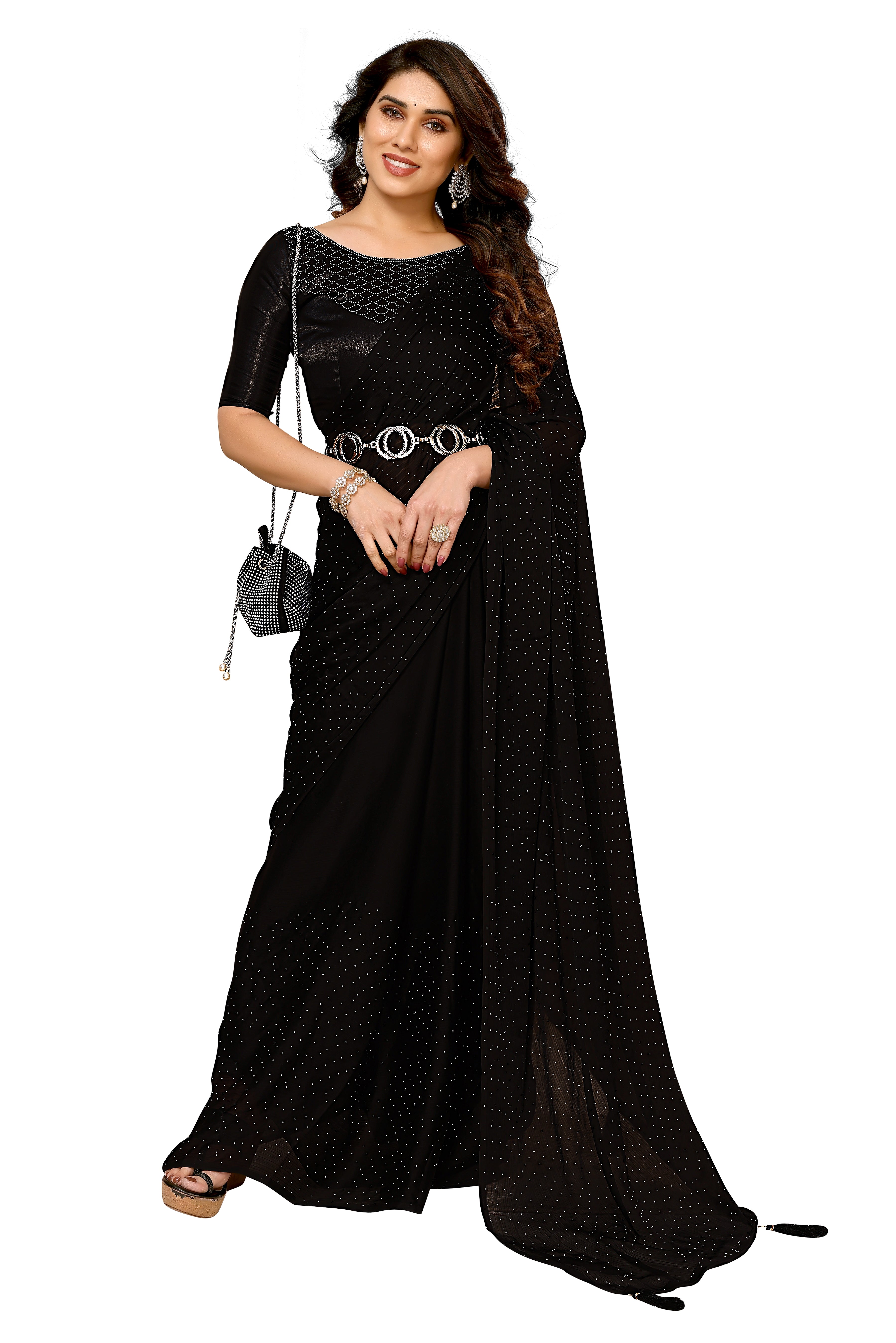 Elegant  Georgette Party Wear Saree