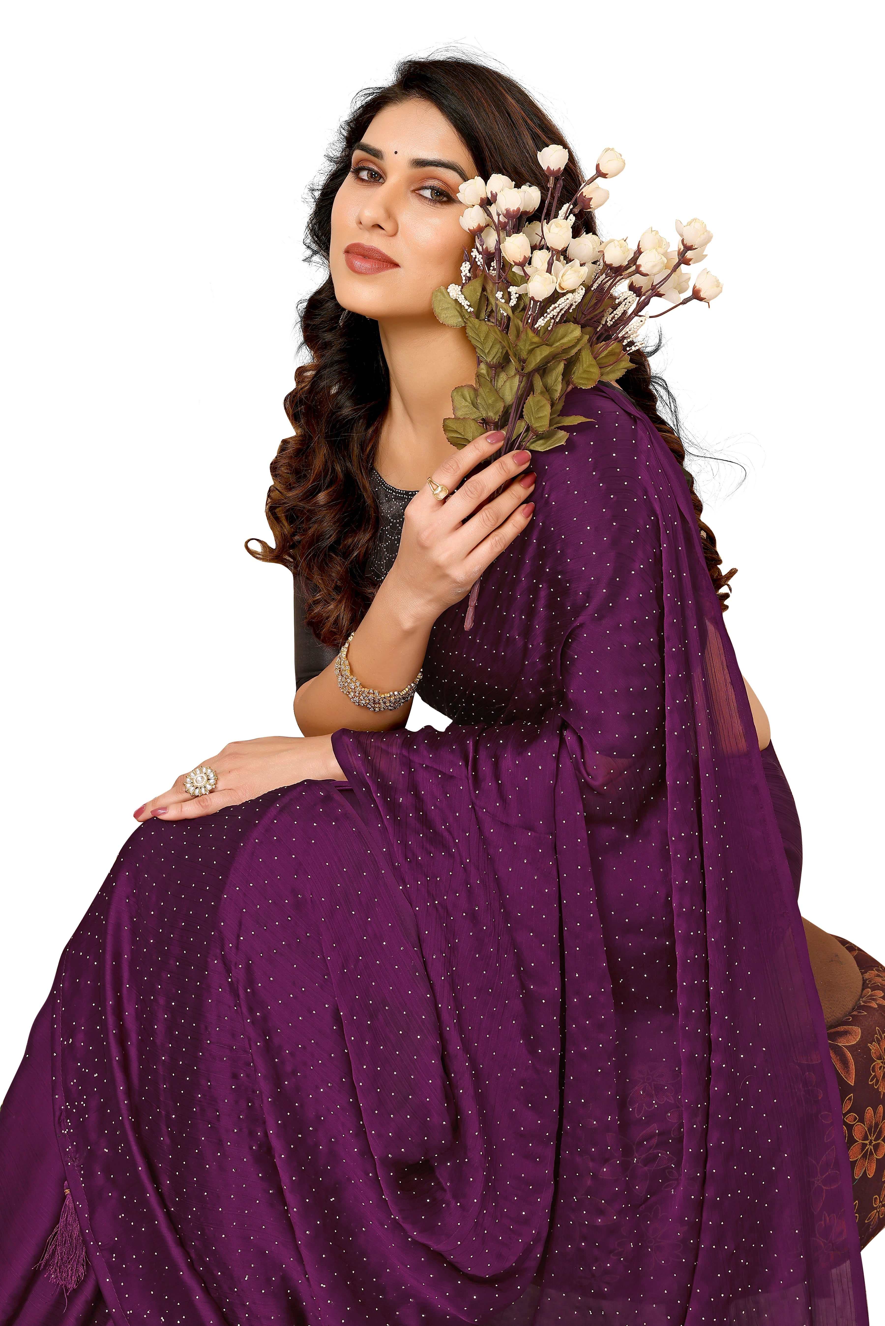 Elegant  Georgette Party Wear Saree