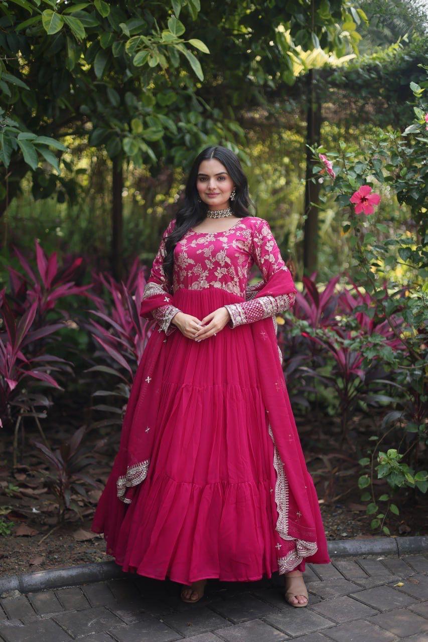 Graceful Anarkali Gown Collection in Vibrant Shades