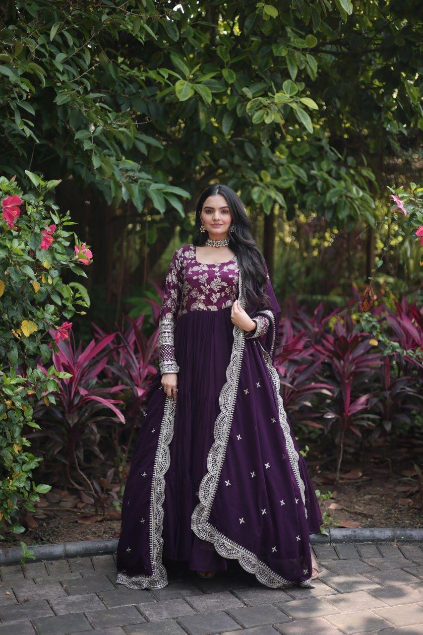Graceful Anarkali Gown Collection in Vibrant Shades