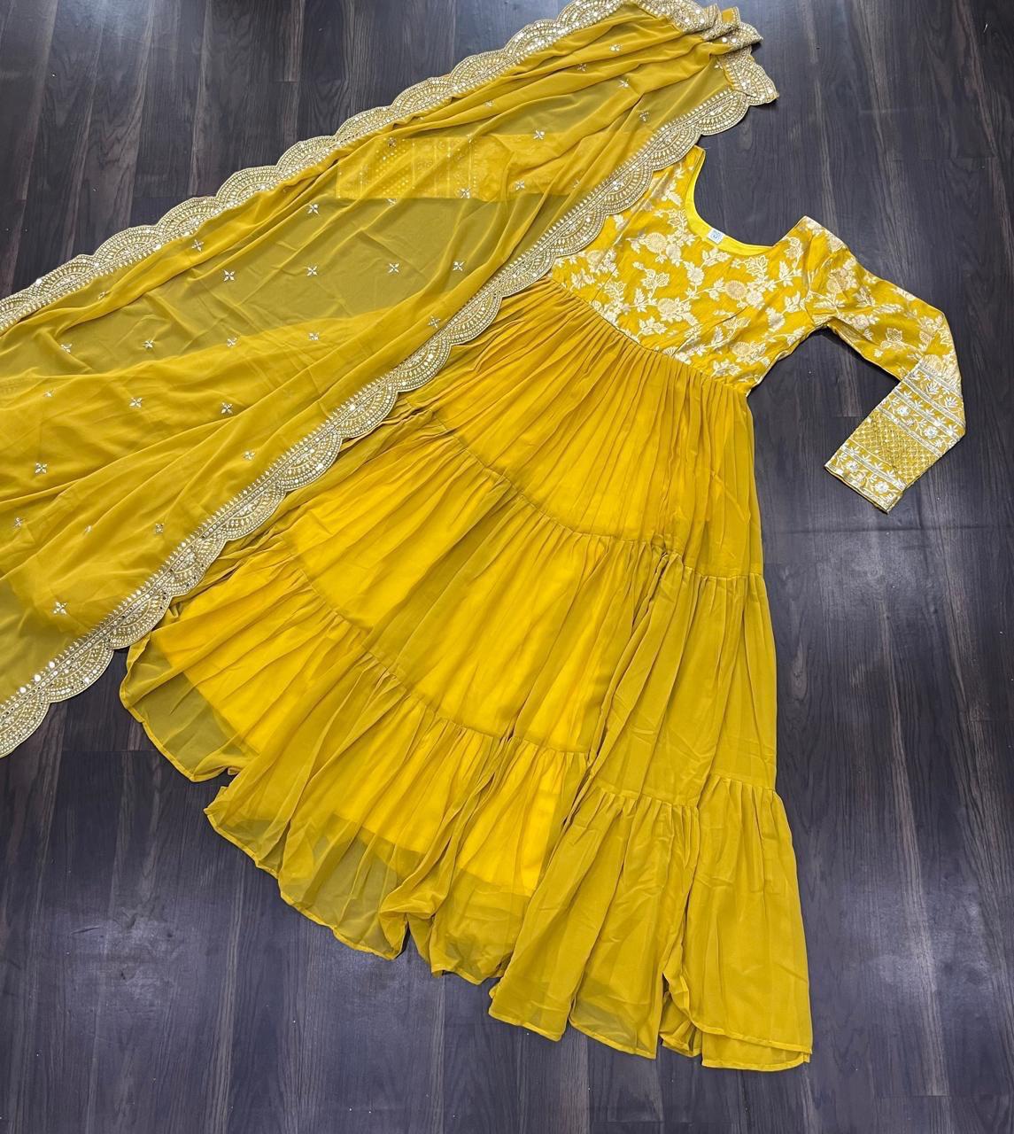 Graceful Anarkali Gown Collection in Vibrant Shades