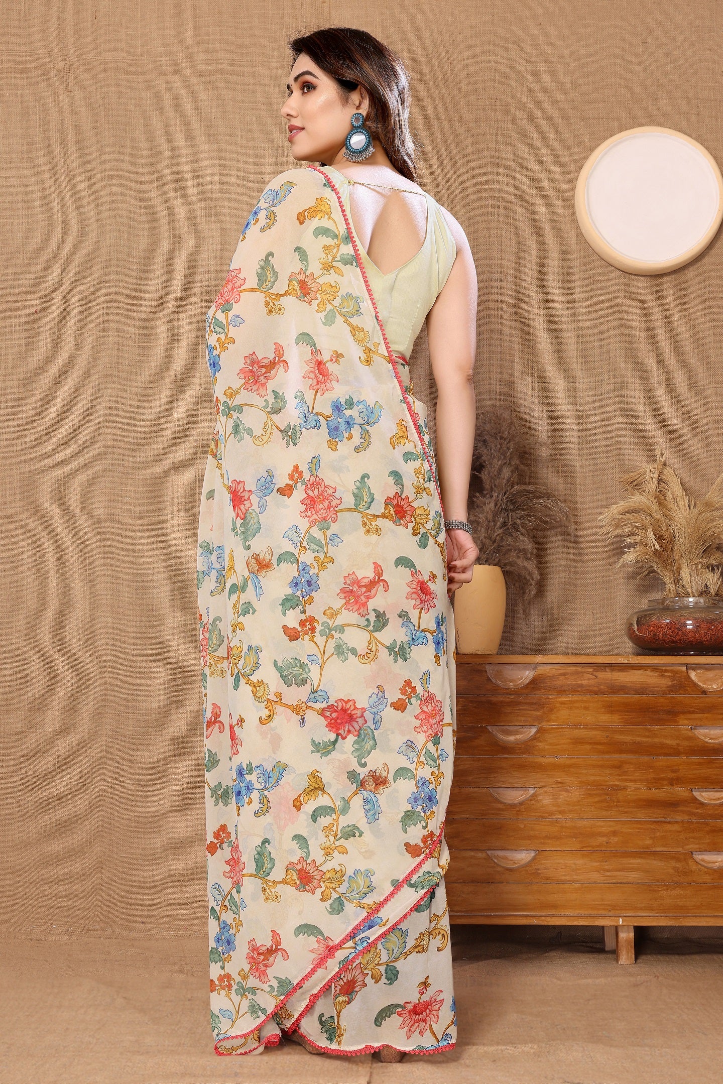 Ready-to-Wear  Striped Saree