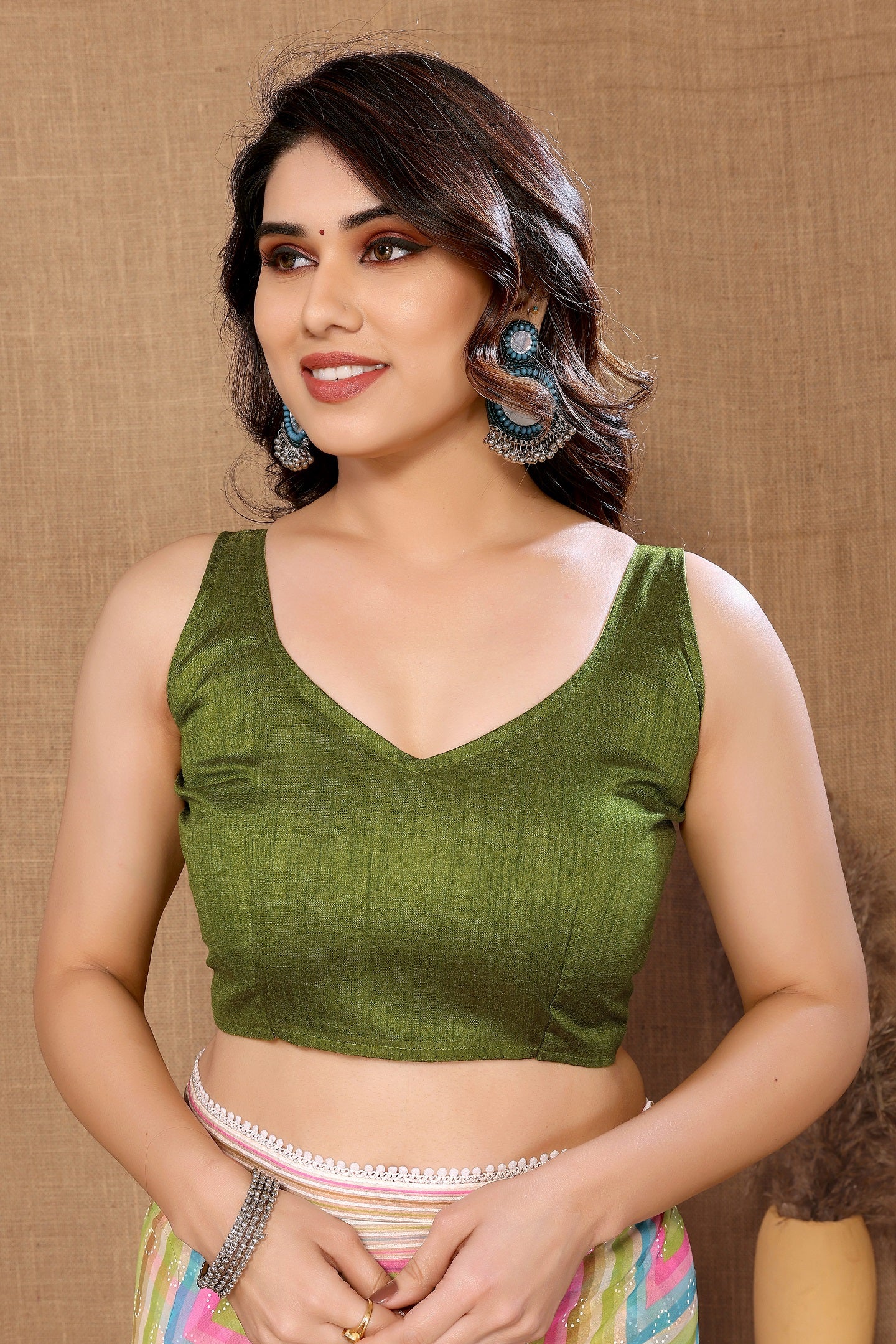 Ready-to-Wear Striped Saree