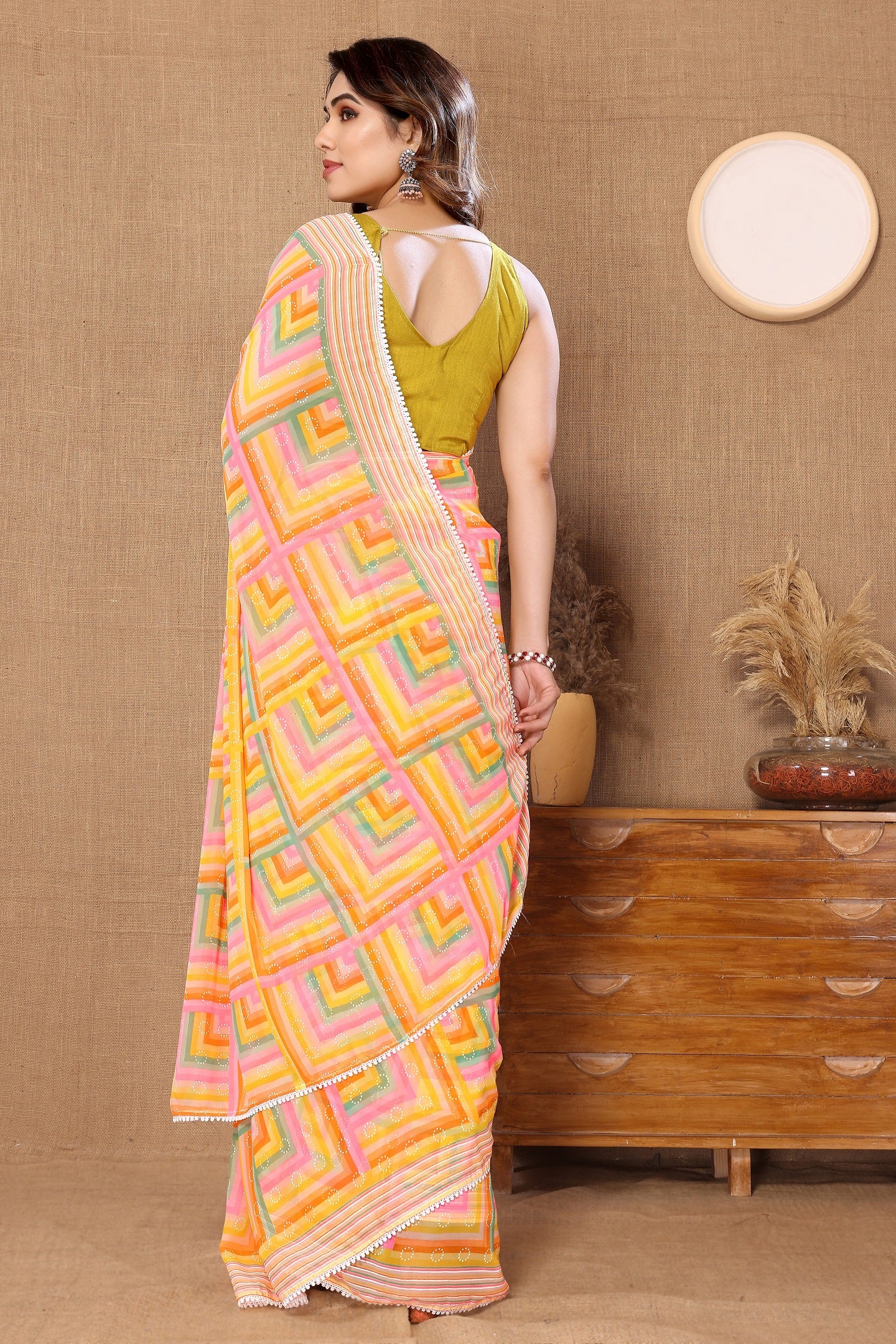 Ready-to-Wear Striped Saree