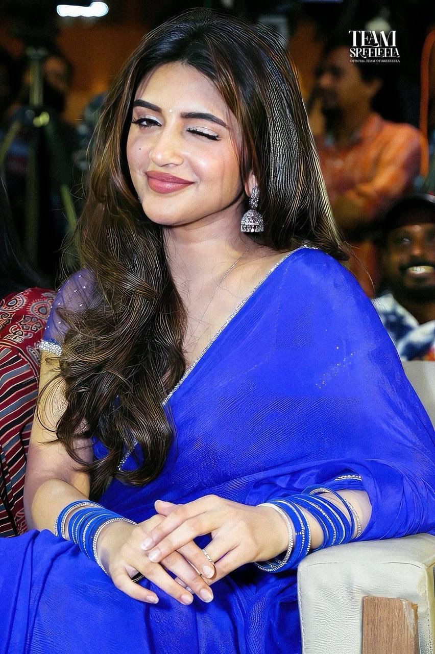 Satin Saree – Royal Blue Elegance