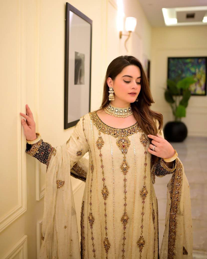 Noor-E-Ivory Embroidered Formal Set