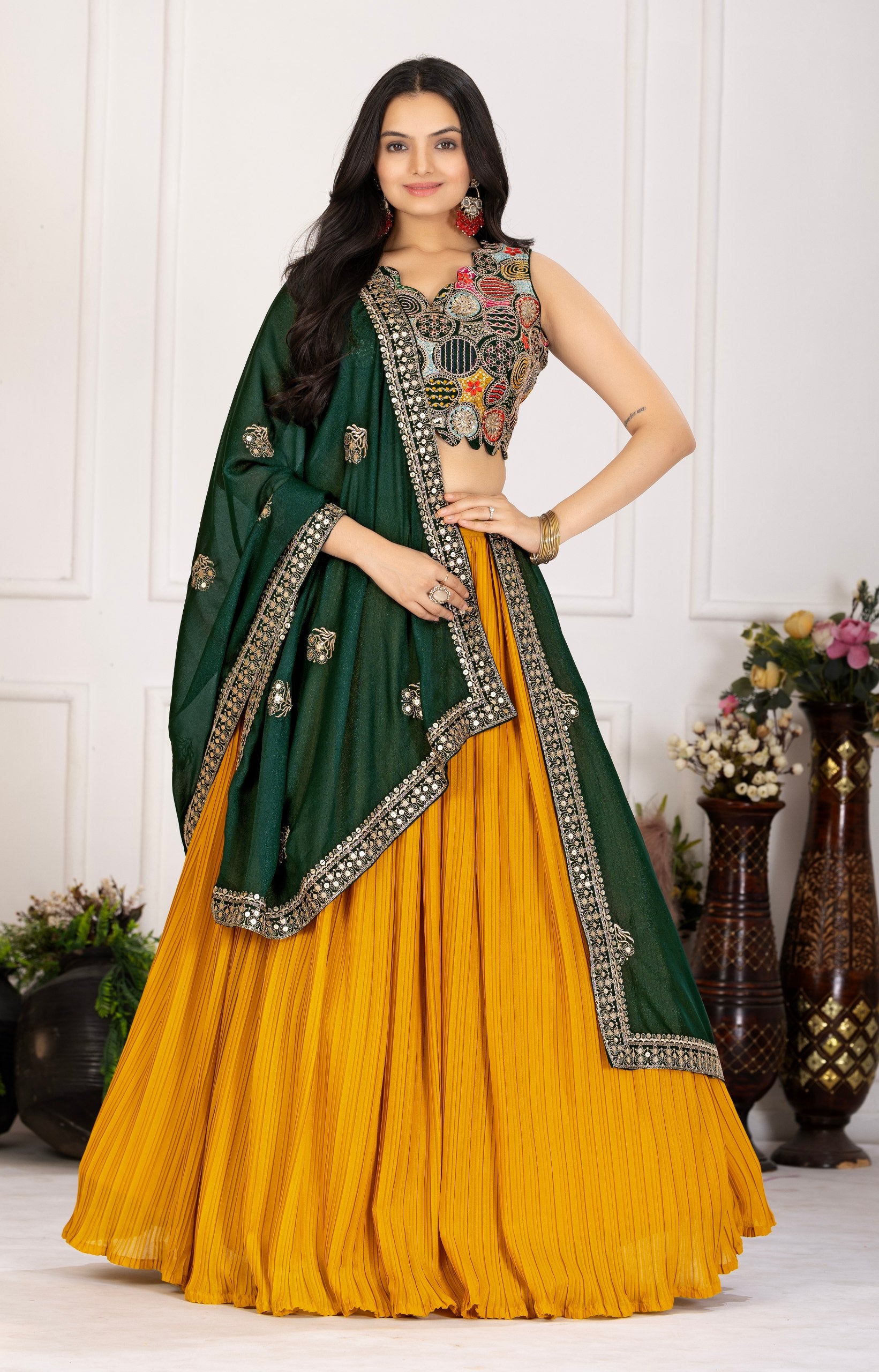 🌟 Trending Designer Lehenga Choli Set by Vihaa Ethanics 🌟