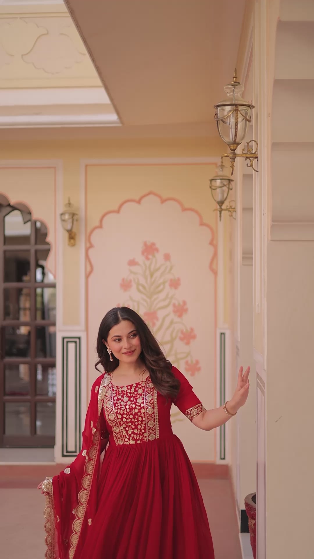 Elegant Embroidered Anarkali Suit Set for Women