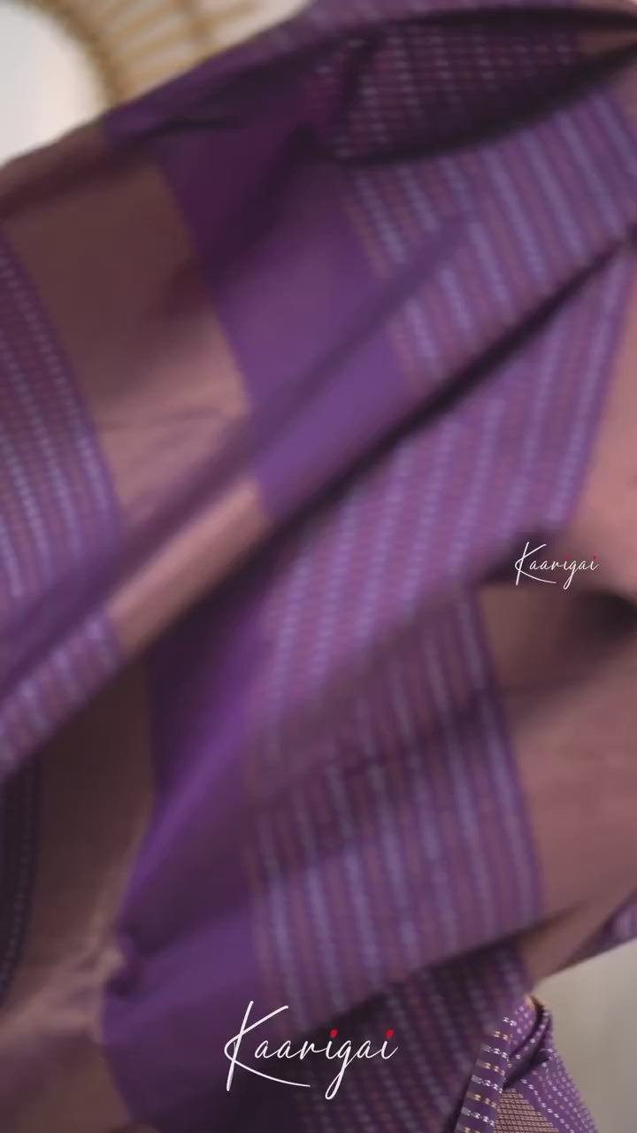 Deep Plum Luxe Silk Saree